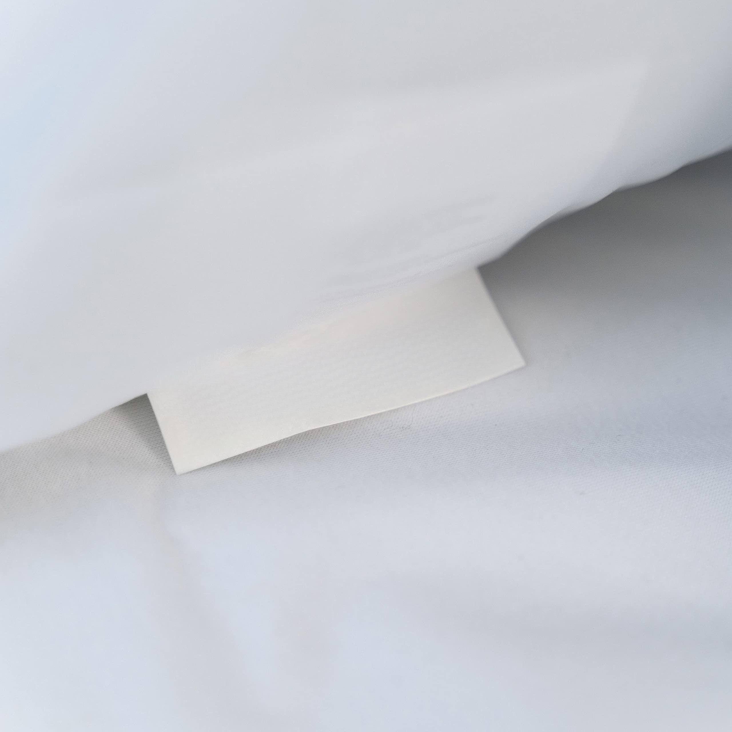 Back. Fabibe - Allerease Hot Water Wash Breathable Advanced Protection Machine Washable Durable Zippered Pillow Protector - Standard/Queen-2 Pack.