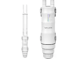 WAVLINK - AC1200 Outdoor WiFi Extender/AP, IP67 Waterproof, Dual Band 5G+2.4G, 2x7dBi Antennas, Router/AP/Repeater Modes