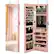 Front. Costway - Mirrored Wall & Door Mounted Jewelry Cabinet Storage Organizer with Lights&Drawer Pink - Pink.