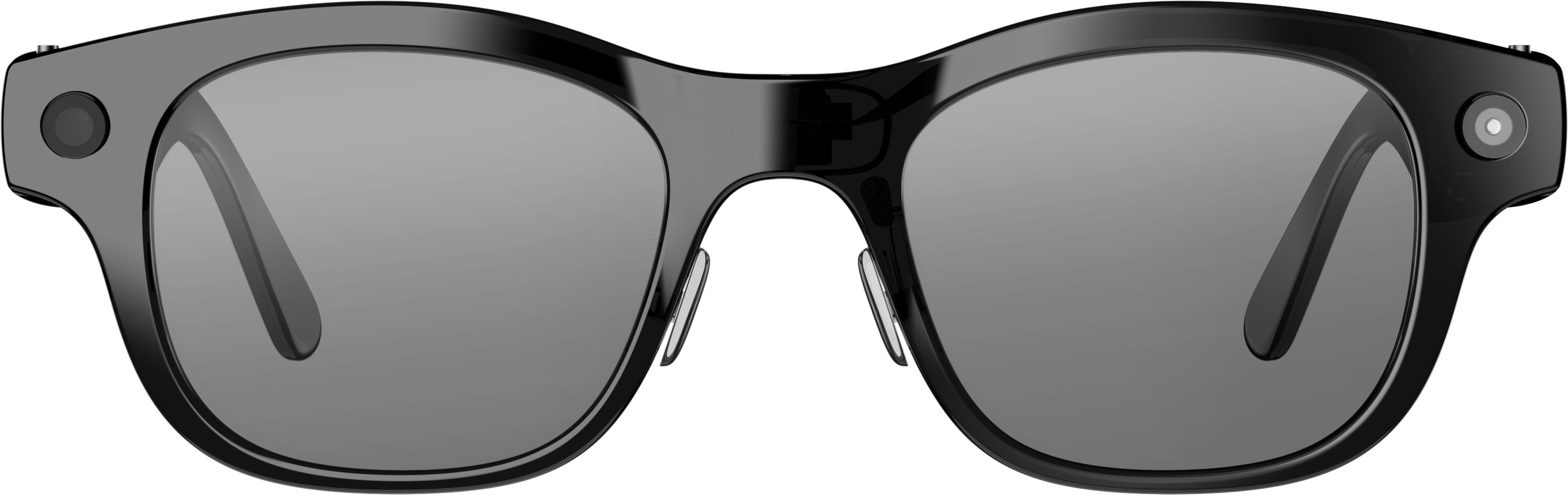 Alt View 1. HTC - VIVE Eagle™ AI Glasses – Square (Wayfarer), Sunglass Lens - Black.
