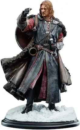 Front. Weta Workshop - WETA Workshop Polystone - The Lord of the Rings Trilogy - Boromir Classic Series Statue - COLLECTIBLES - Multicolor.