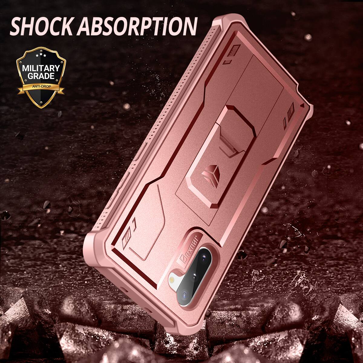 SHOCK ABSORPTION  
MILITARY GRADE ANTI-DROP