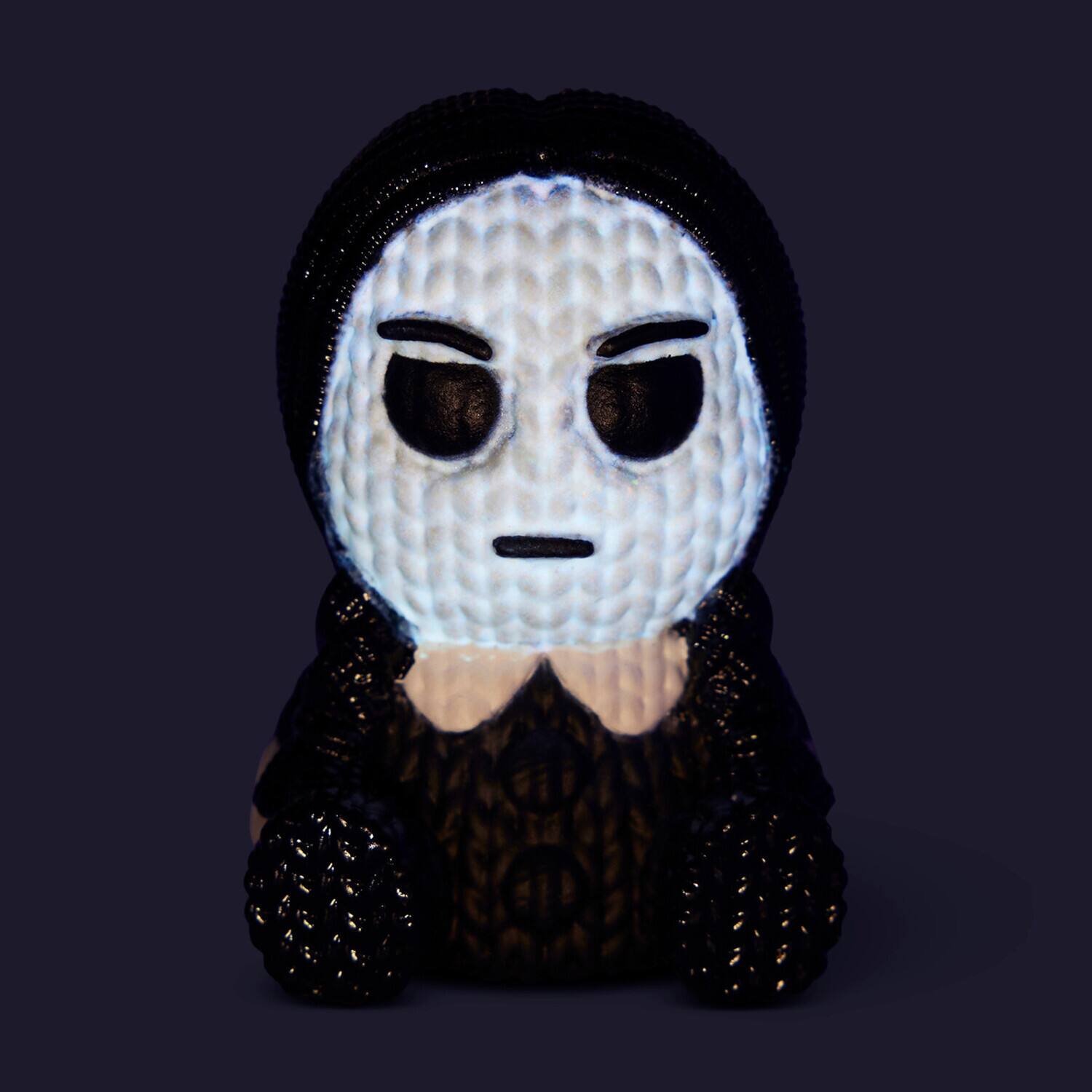 Alt View 1. Handmade by Robots - Handmade by Robots - The Addams Family - Wednesday Addams - Glow in the Dark #027 (1.75" Micro Vinyl - Collectibles - Multicolor.