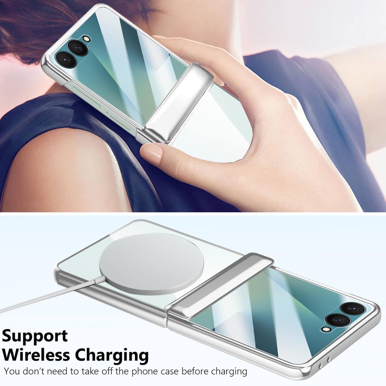 Support Wireless Charging  
You don't need to take off the phone case before charging