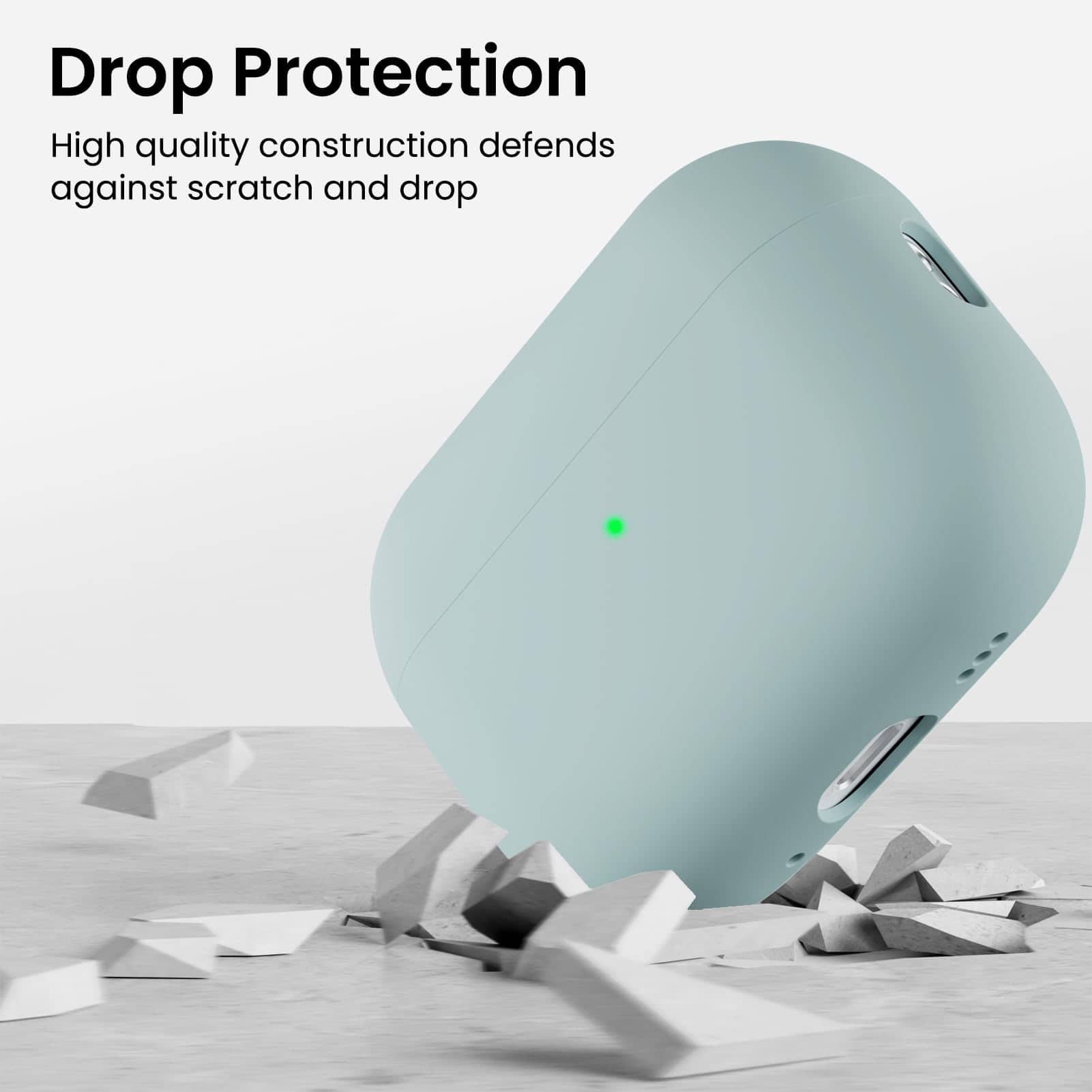 Ornarto Compatible with AirPods Pro 3 Case 2025, Full Protective