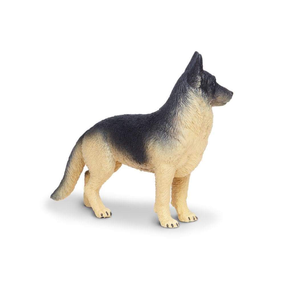 Angle. Safari Ltd. - German Shepherd Toy Figurine.