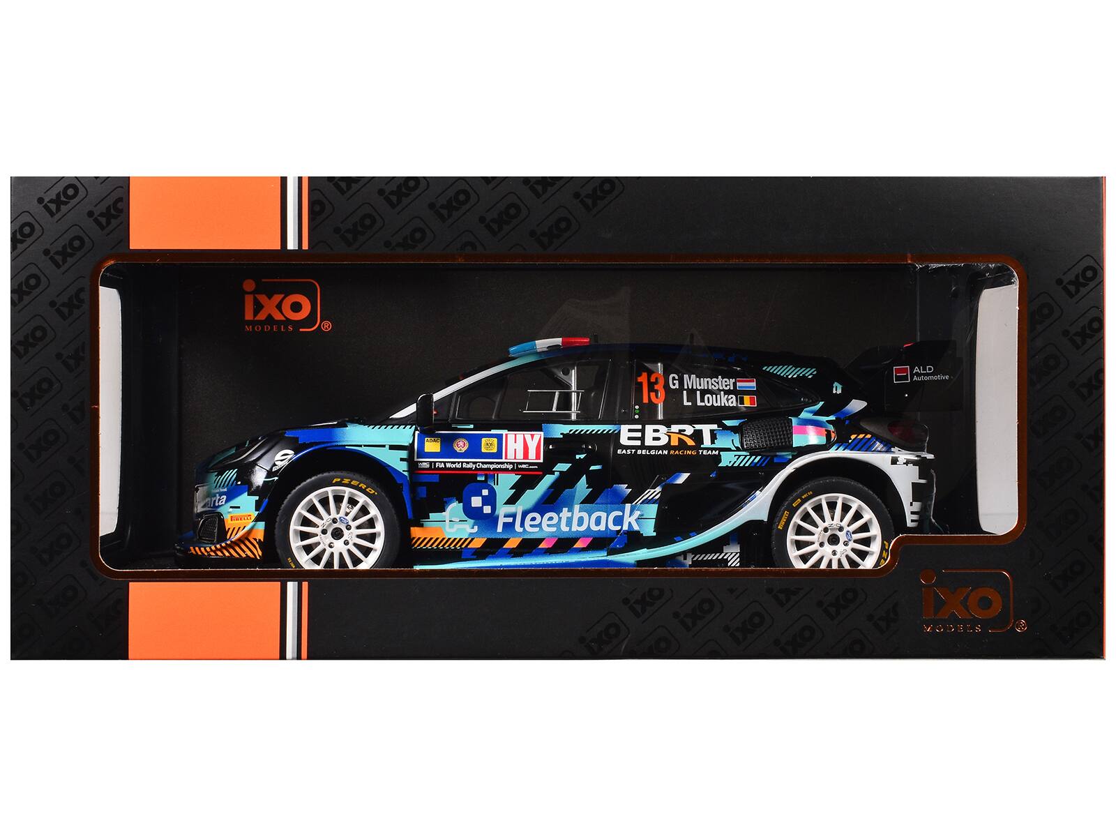 ixo MODELS

13 G Munster L Louka

EBRT EAST BELGIAN RACING TEAM

Fleetback

HY

FIA World Rally Championship

ALD Automotive

Louka

CECISO

RELIANT

twens

Fleetback

MODELS

ixo