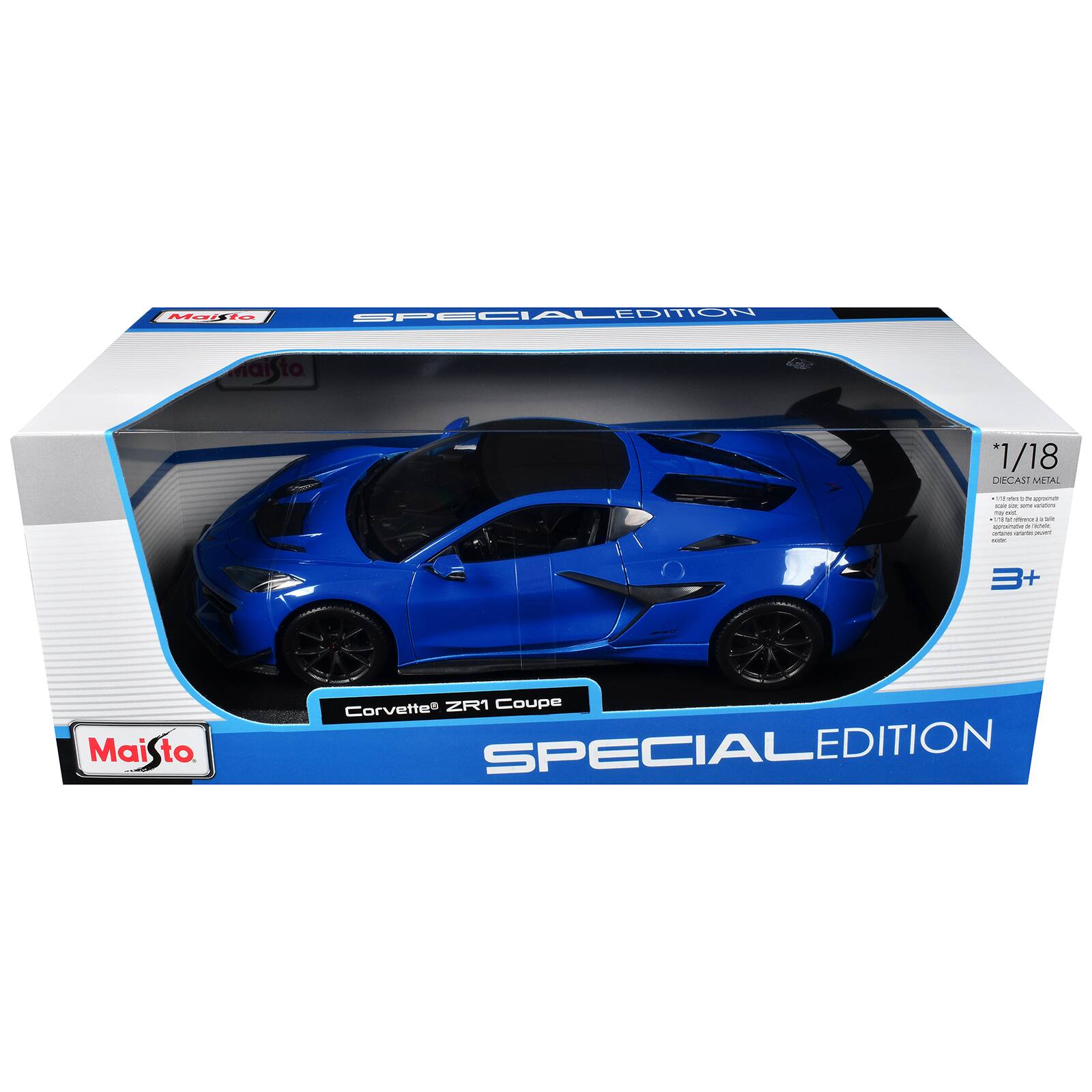 Chevrolet Corvette ZR1 Coupe Blue with Carbon Top 