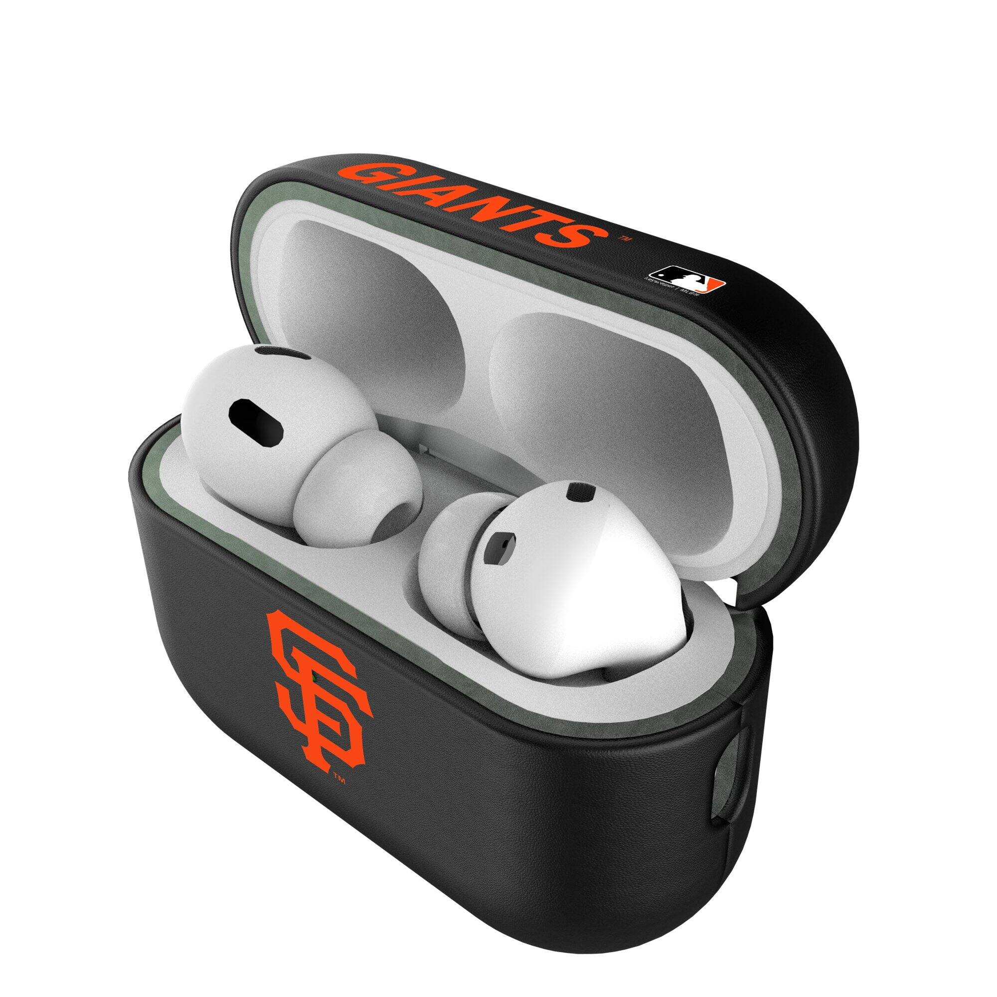 Alt View 2. Keyscaper - San Francisco Giants San Francisco Giants Insignia 2nd Gen AirPods Pro Case Cover - No Size - Black.