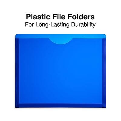 Plastic File Folders  
For Long-Lasting Durability