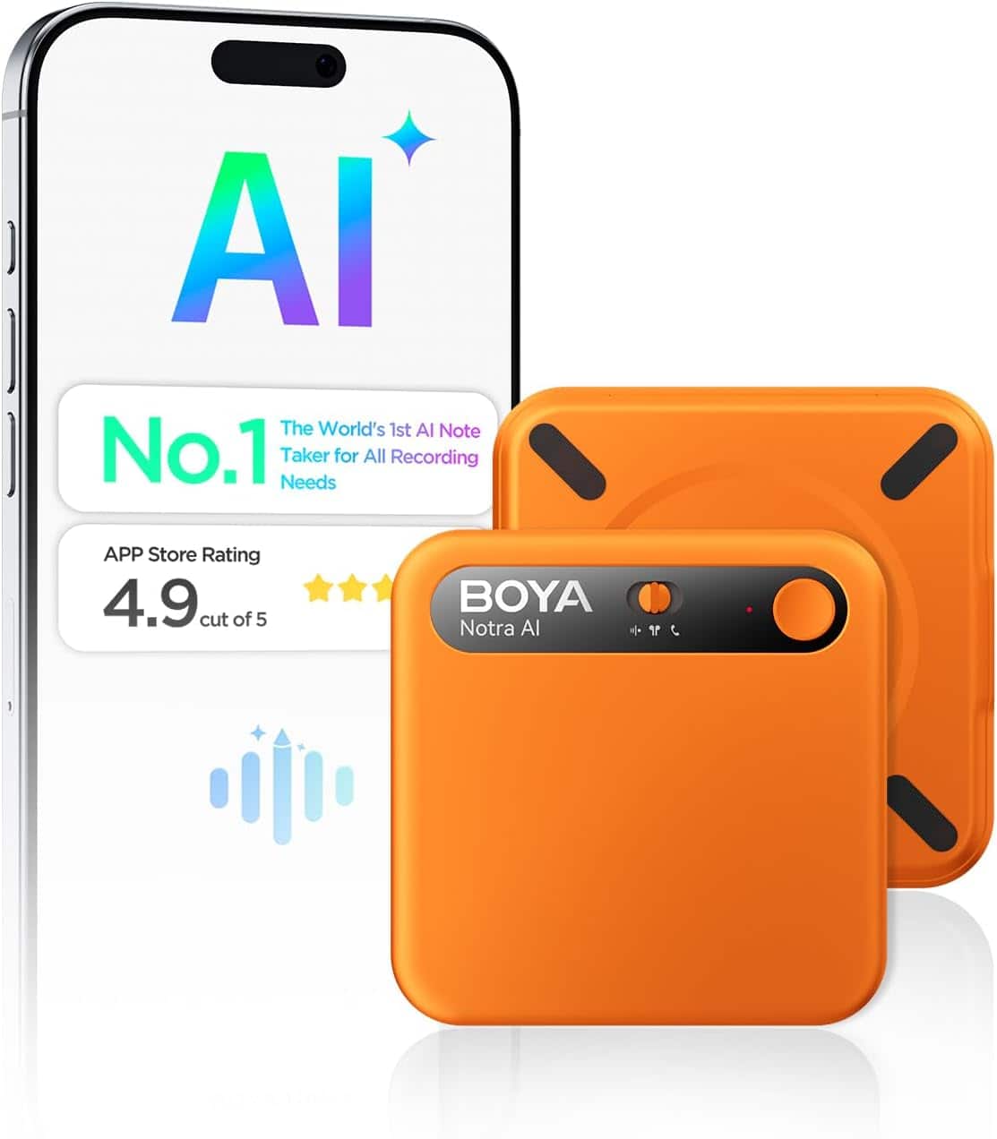 AI The World's 1st AI Note Taker for All Recording Needs

APP Store Rating 4.9 out of 5

BOYA Notra AI