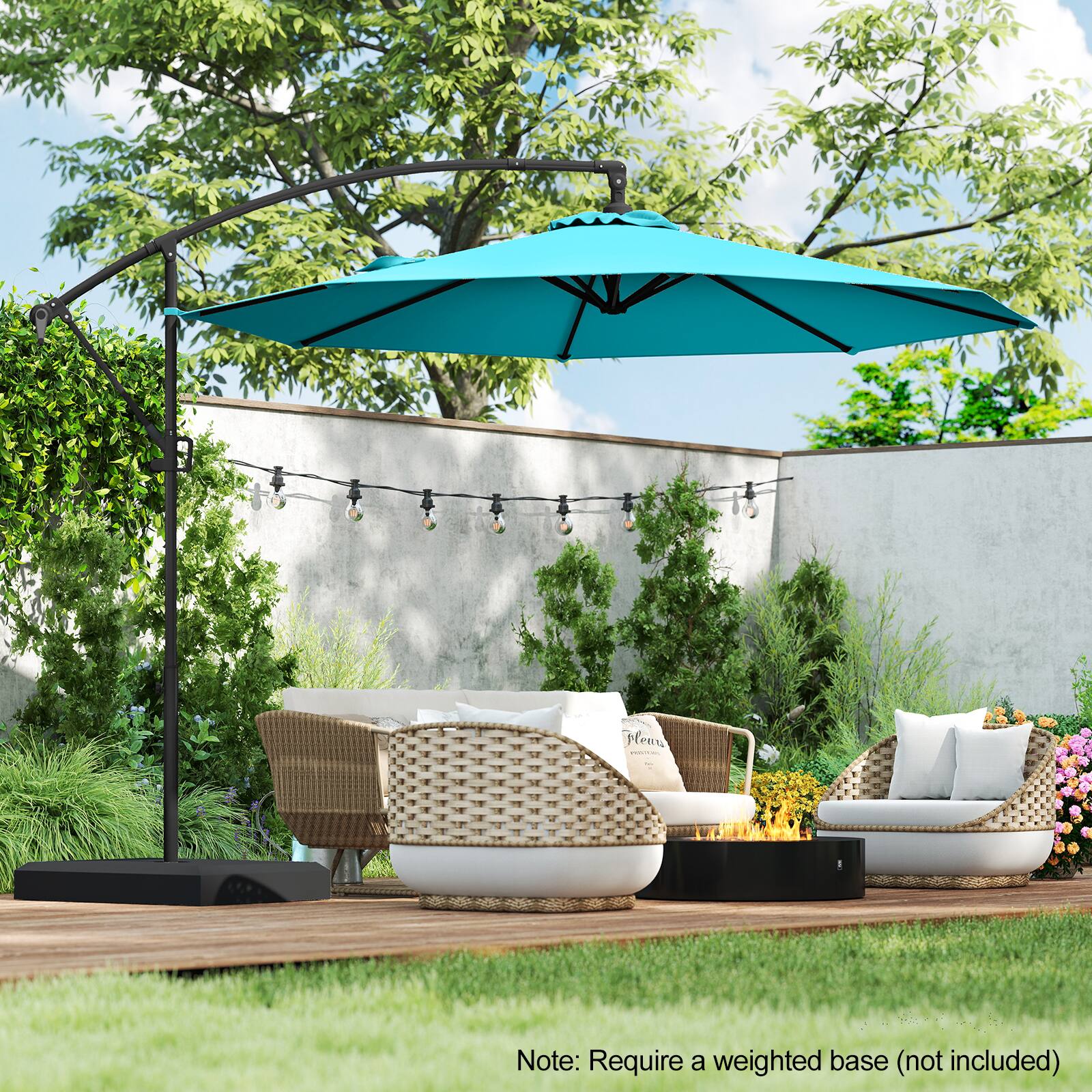 Note: Require a weighted base (not included)