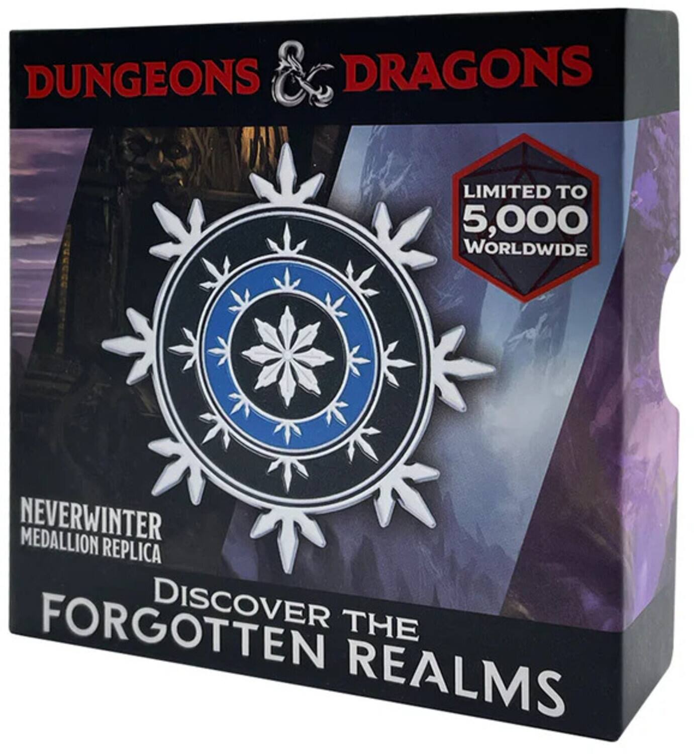 Dungeons & Dragons  
Limited to 5,000 Worldwide  
Neverwinter Medallion Replica  
Discover the Forgotten Realms