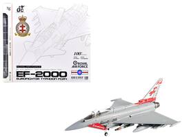 JC Wings - Eurofighter Typhoon FGR4 EF-2000 Aircraft No.41(R) Squadron 100th Anniversary (2016) British Royal Air Force 1/72 - Grey, Red, White