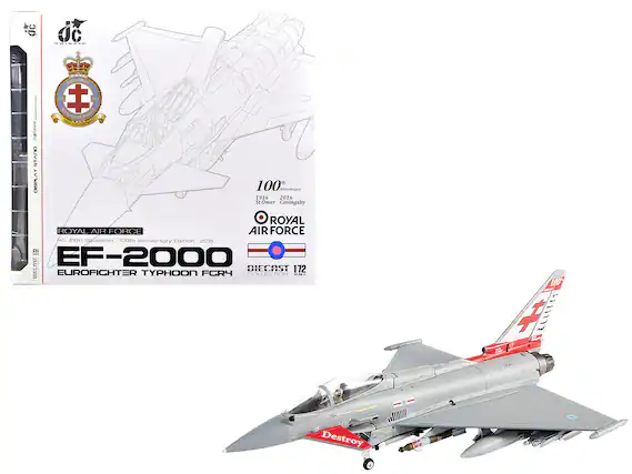 N. ADKON
OUIVAS DISPLAY MIST FOUCY SNE ANS PECTIOO
th 100th Anniversary 1916 2016
St Omer Coningsby
ROYAL AIR FORCE
No. 41(R) Squadron
"100th Anniversary Edition"
2015
EF-2000
EUROFIGHTER TYPHOON
DIECAST 1/72 COLLECTION
100th Anniversary
1916 2016
St Omer Coningsby
ROYAL AIR FORCE
DISPLAY STAND
ROYAL AIR FORCE
EF-2000
EUROFIGHTER TYPHOON
DIECAST 1/72 COLLECTION
Destroy