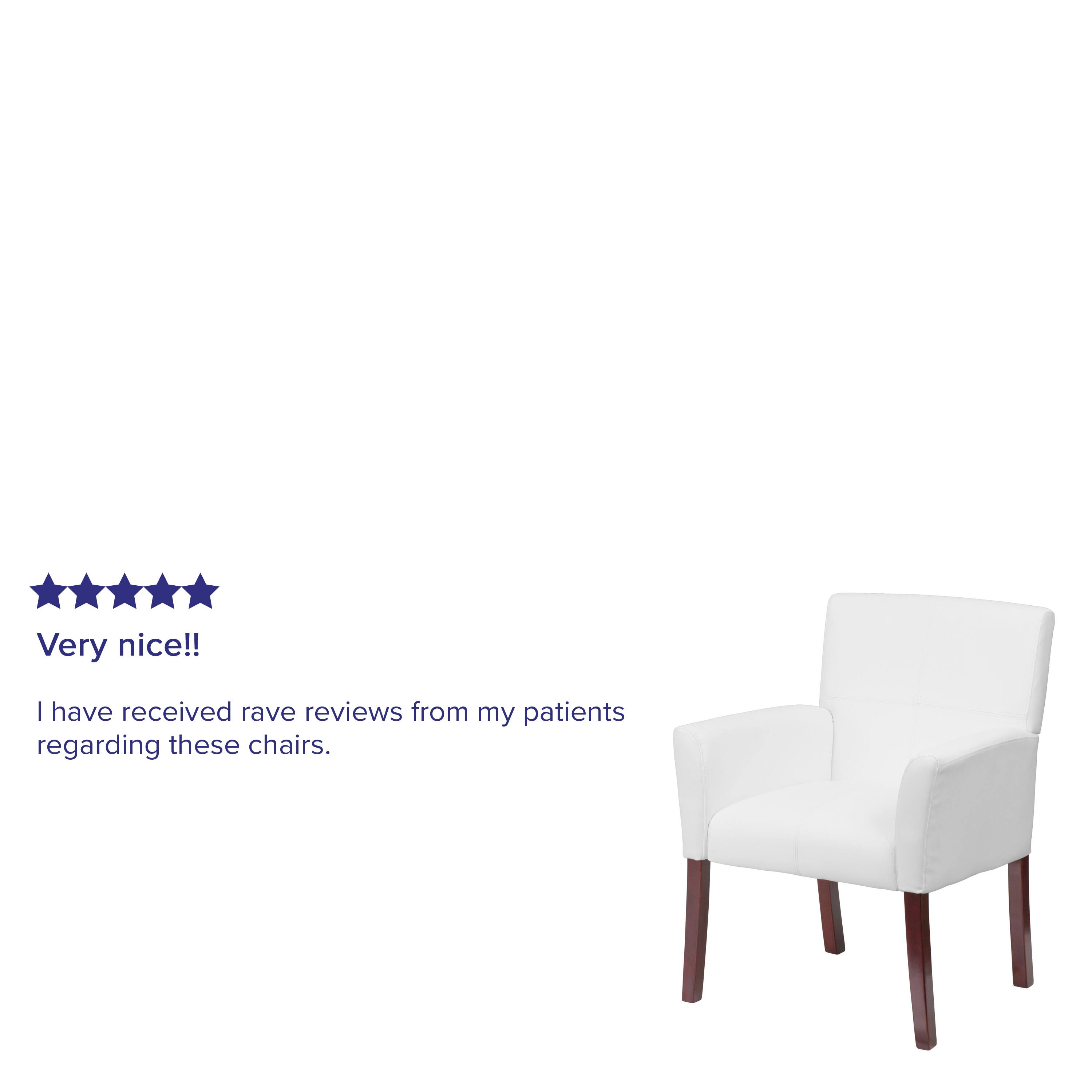Very nice!!  
I have received rave reviews from my patients regarding these chairs.