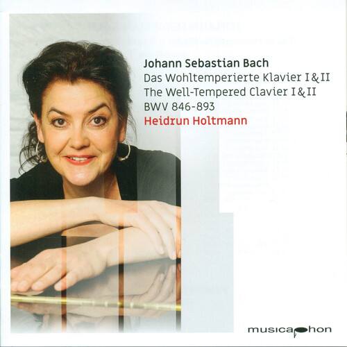 Johann Sebastian Bach  
Das Wohltemperierte Klavier I & II  
The Well-Tempered Clavier I & II  
BWV 846-893  
Heidrun Holtmann  

musicaphon