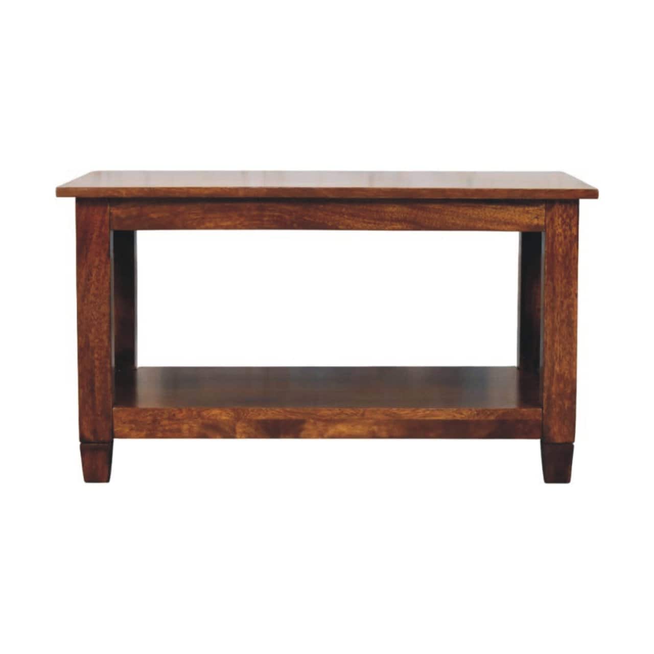 Artisan Furniture - Belmont X-Frame Chestnut Coffee Table - Dark Brown