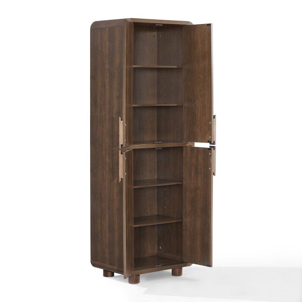 Back. Crosley Furniture - Millie Pantry - Brown.