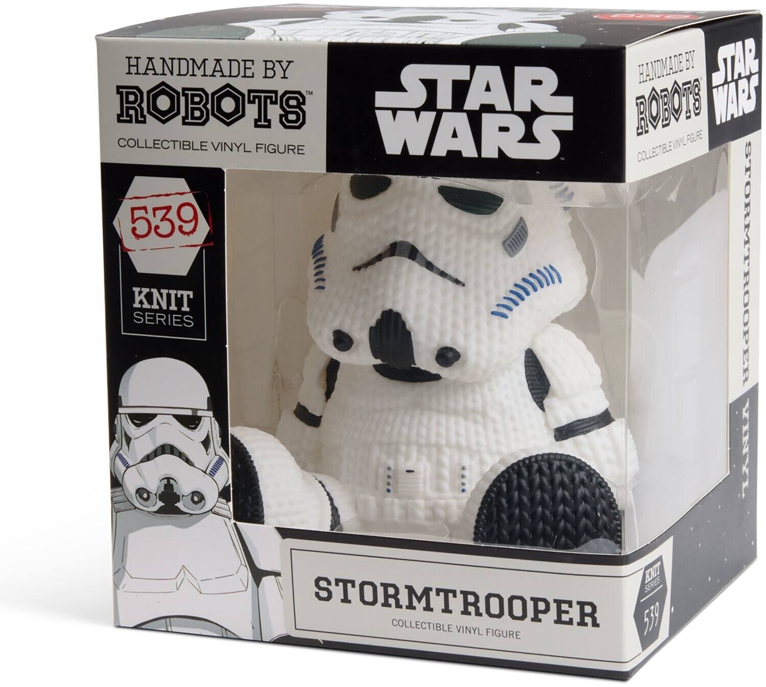 HANDMADE BY ROBOTS COLLECTIBLE VINYL FIGURE STAR WARS STORMTROOPER 539 KNIT SERIES