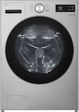 LG - 5.0 Cu. Ft. High-Efficiency Stackable Smart Front Load Washer with Steam and TurboWash 360° - Graphite Steel