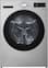 LG - 5.0 Cu. Ft. High-Efficiency Stackable Smart Front Load Washer with Steam and TurboWash 360° - Graphite Steel