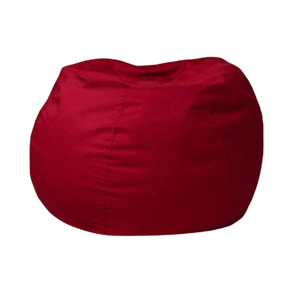 Essen Blissed - SOLID SOFT BEAN BAG CHAIR - Red