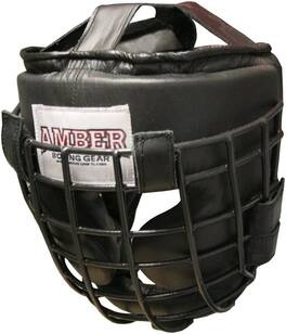Amber Sporting Goods - Headgear With Face Mask - S - Black