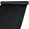 VEVOR - Weed Control Fabric 6ft x 300ft - Geo Textile Fabric Heavy Duty - Woven Ground Cover for Commercial Greenhouse, Yard - Black