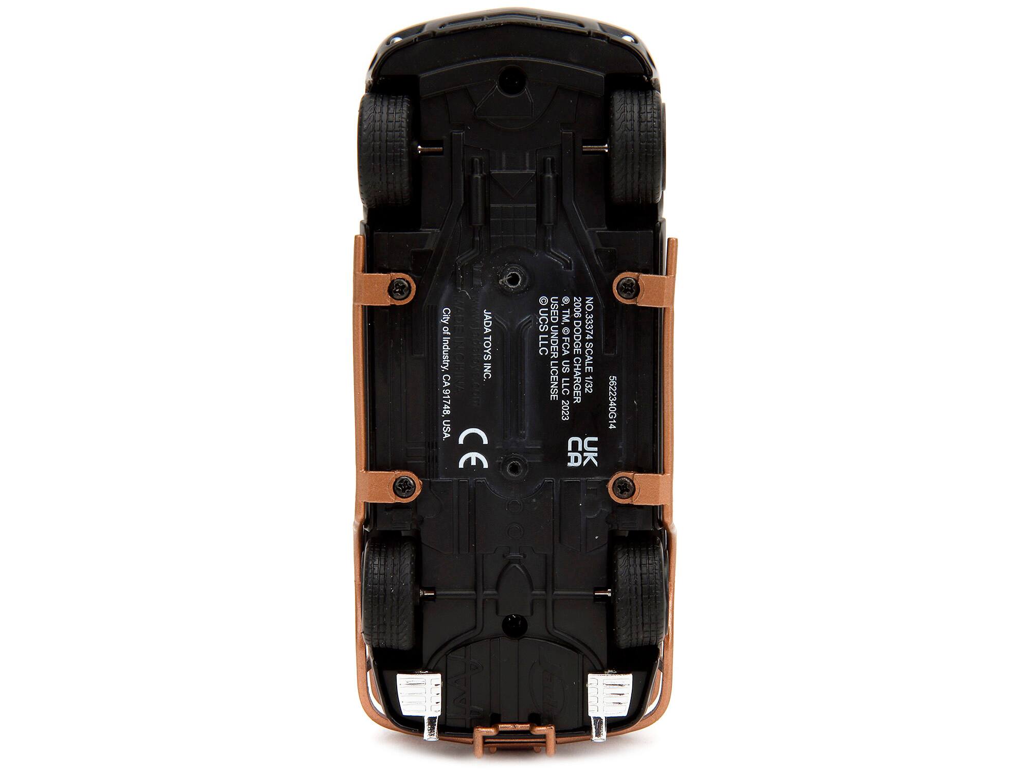 City ACAL of Industry.  
TOYS CA INC.  
91748, USA.  
CE 0  
NO USED TM, 2006 UCS DOD NO.33374 LLC UNDER FCA DGE US SCALE LICENSE LLC  
CHARGER 1/32 2023  
nc CA D UK 5622340G14
