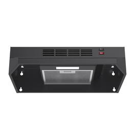 Breezary - 30 inches - Externally Vented - Under cabinet Range Hood - Black