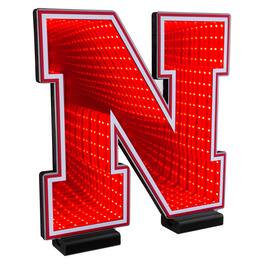 Sporticulture - Nebraska Huskers LED Infinity Logo Light - Red