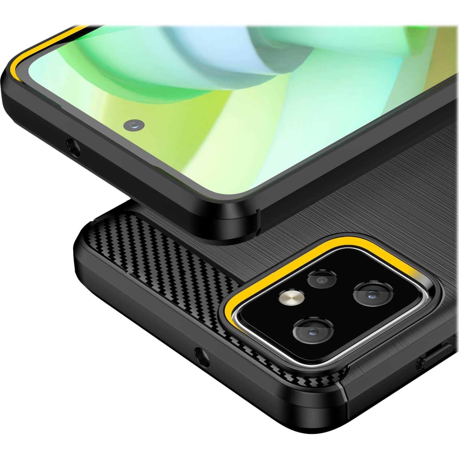 Alt View 12. SaharaCase - Anti-Slip Series Case for Motorola G Power 5G (2023) - Black.