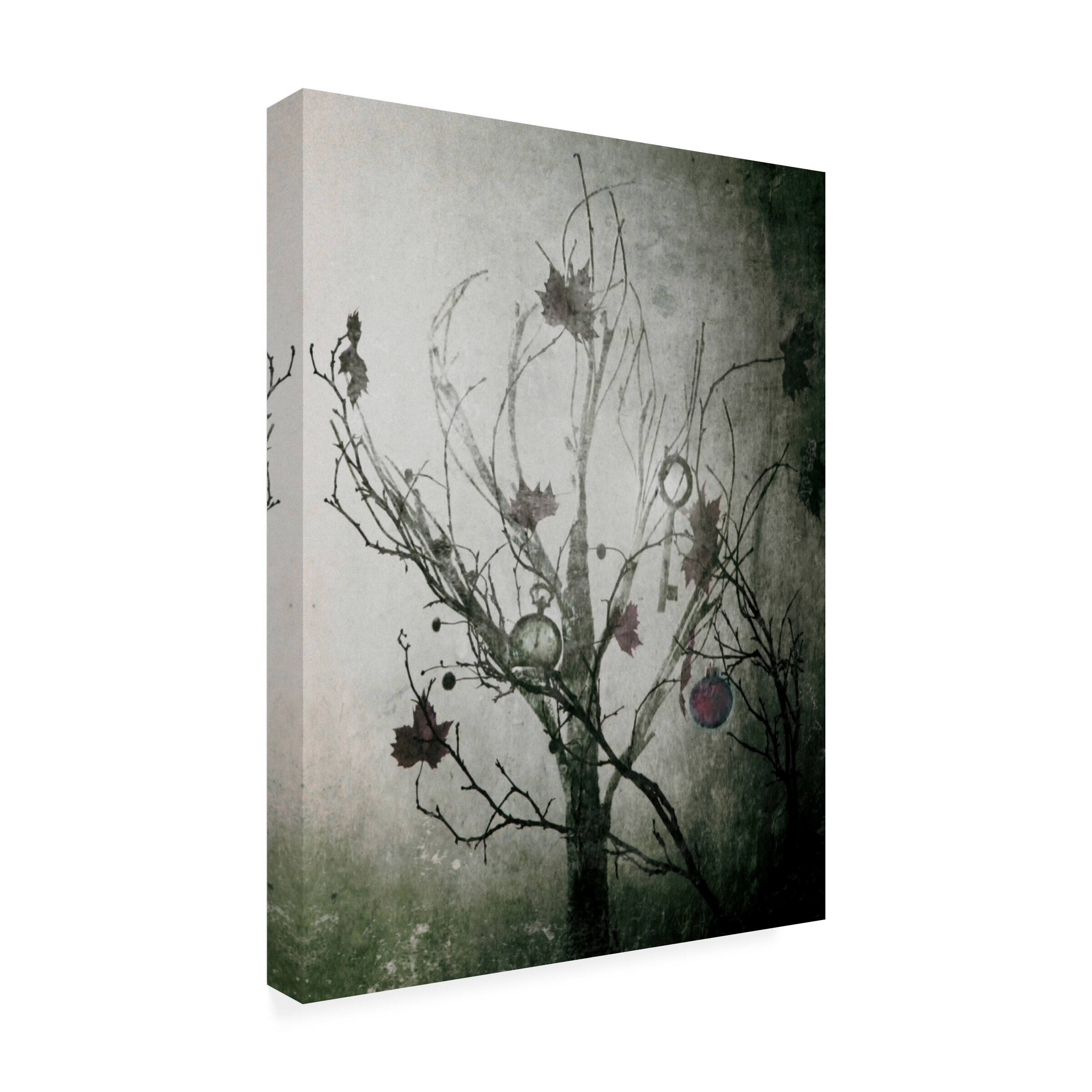 Trademark Fine Art - Delphine Devos Moody Christmas Canvas Art - 18 x 24 Inches - 18x24 - Multicolor
