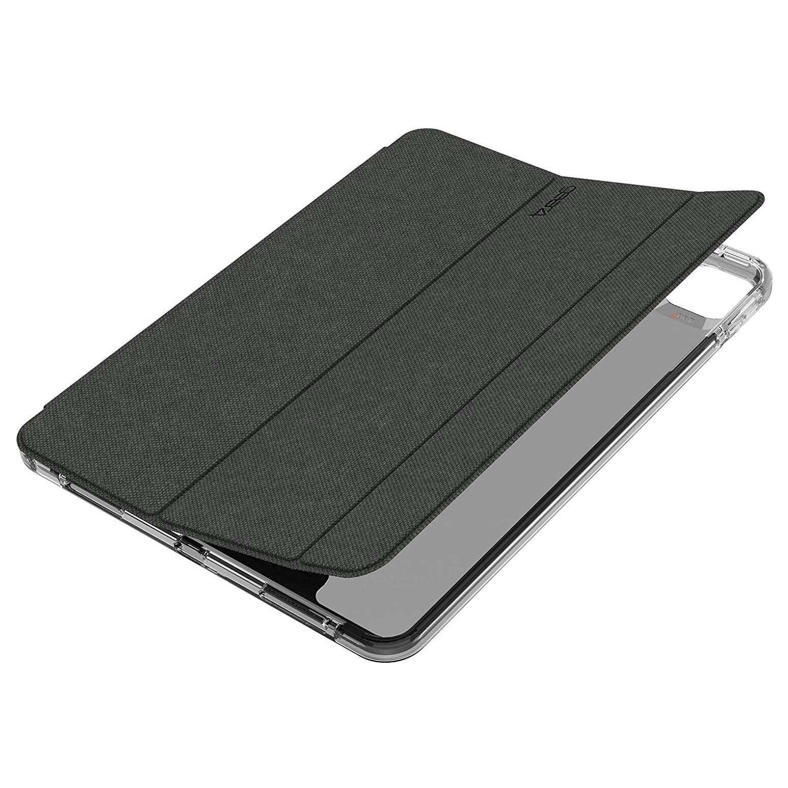 Back. ZAGG - ZAGG Gear4 Brompton Case for iPad Pro 11 (1st & 2nd Gen) / iPad Air 4, Slim and Sturdy Design - Smoke Grey - Grey.