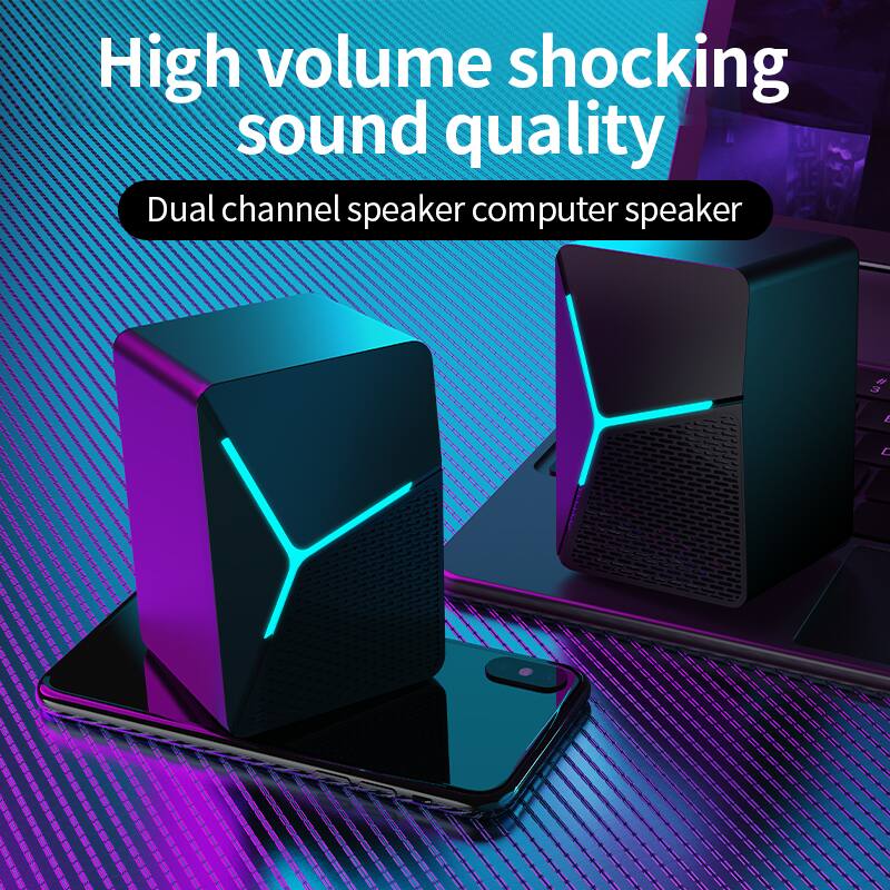 High volume shocking sound quality  
Dual channel speaker computer speaker