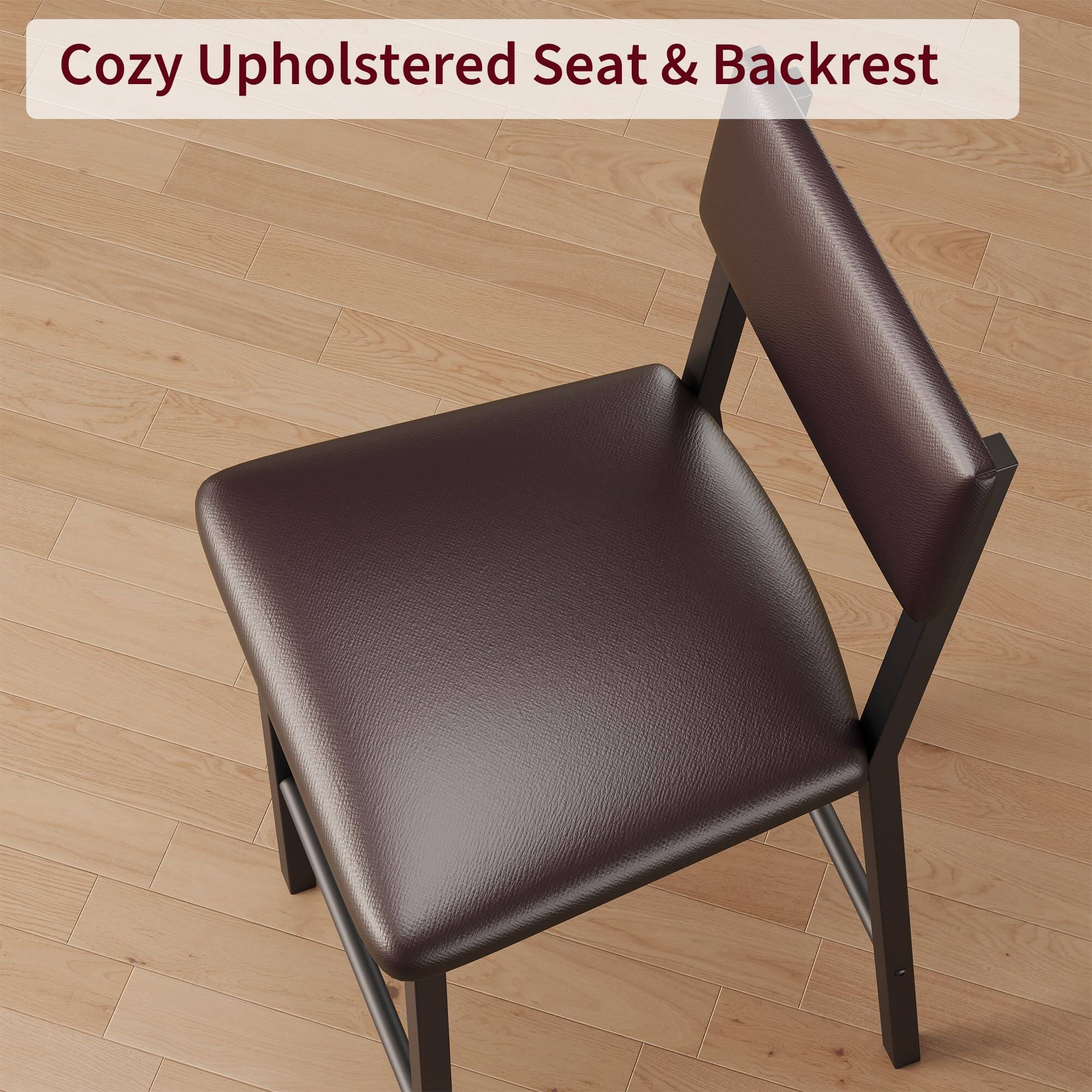 Cozy Upholstered Seat & Backrest