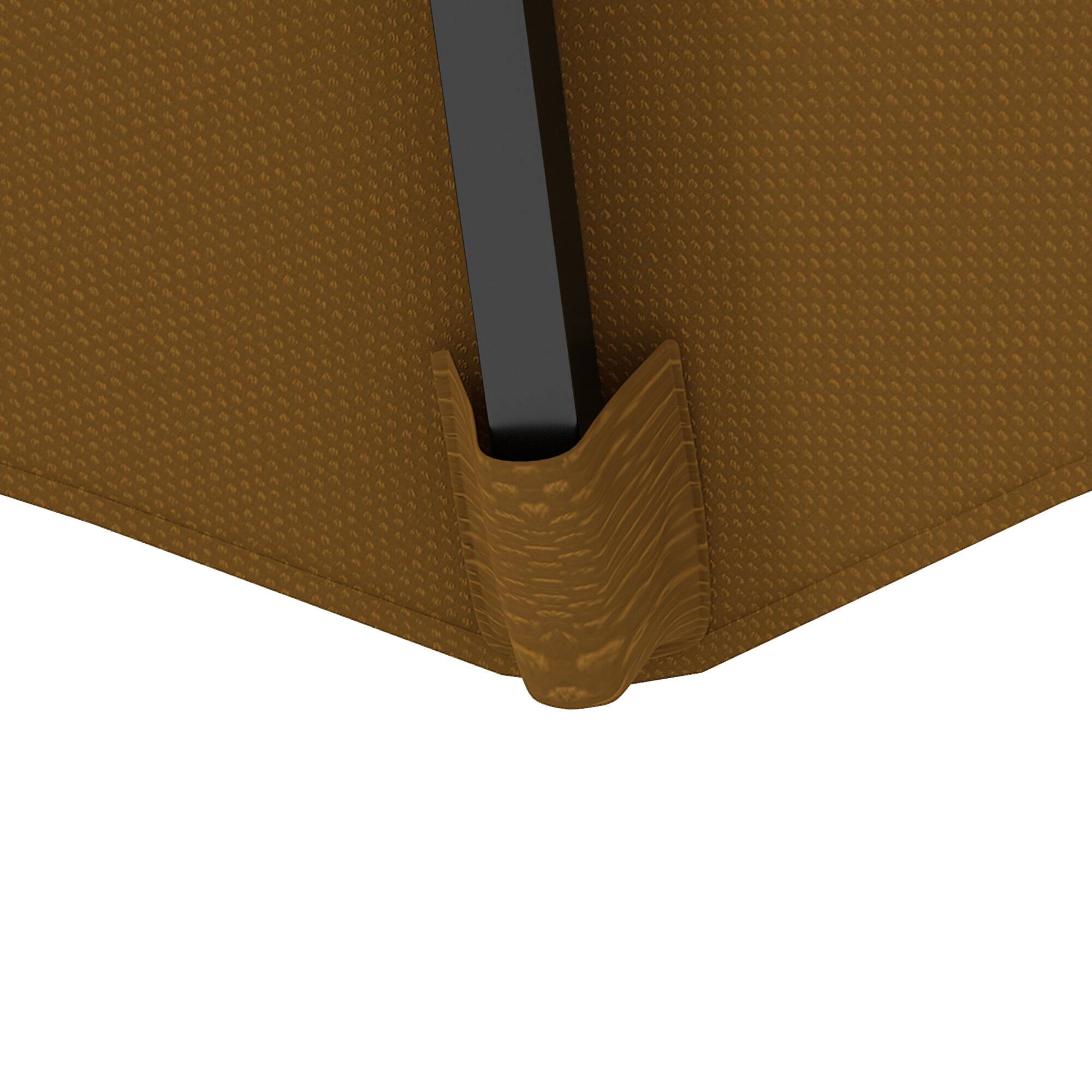 Alt View 8. Outsunny - 9FT 3 Tiers Patio Umbrella Outdoor Market Umbrella with Crank, Push Button Tilt for Deck, Backyard and Lawn - Tan.