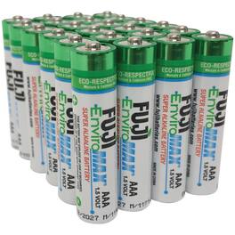 FUJI EnviroMAX - AAA Super Alkaline Batteries 24 Pack
