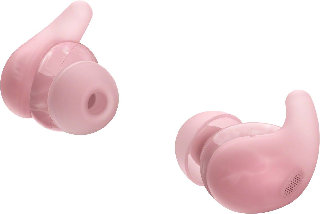 Angle. Sony - LinkBuds Fit True Wireless Noise Canceling Earbuds - Pink.