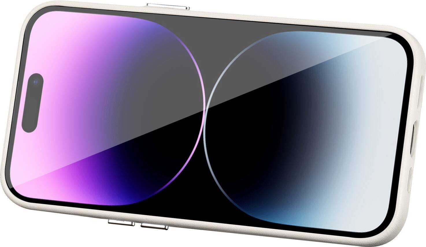 Alt View 14. SaharaCase - FingerGrip Series Case for Apple iPhone 14 Pro Max - White.