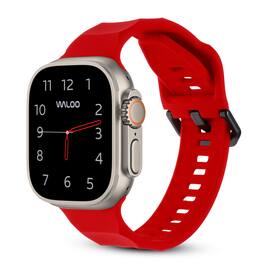 Waloo - Explorer Silicone Band For Apple Watch - Red