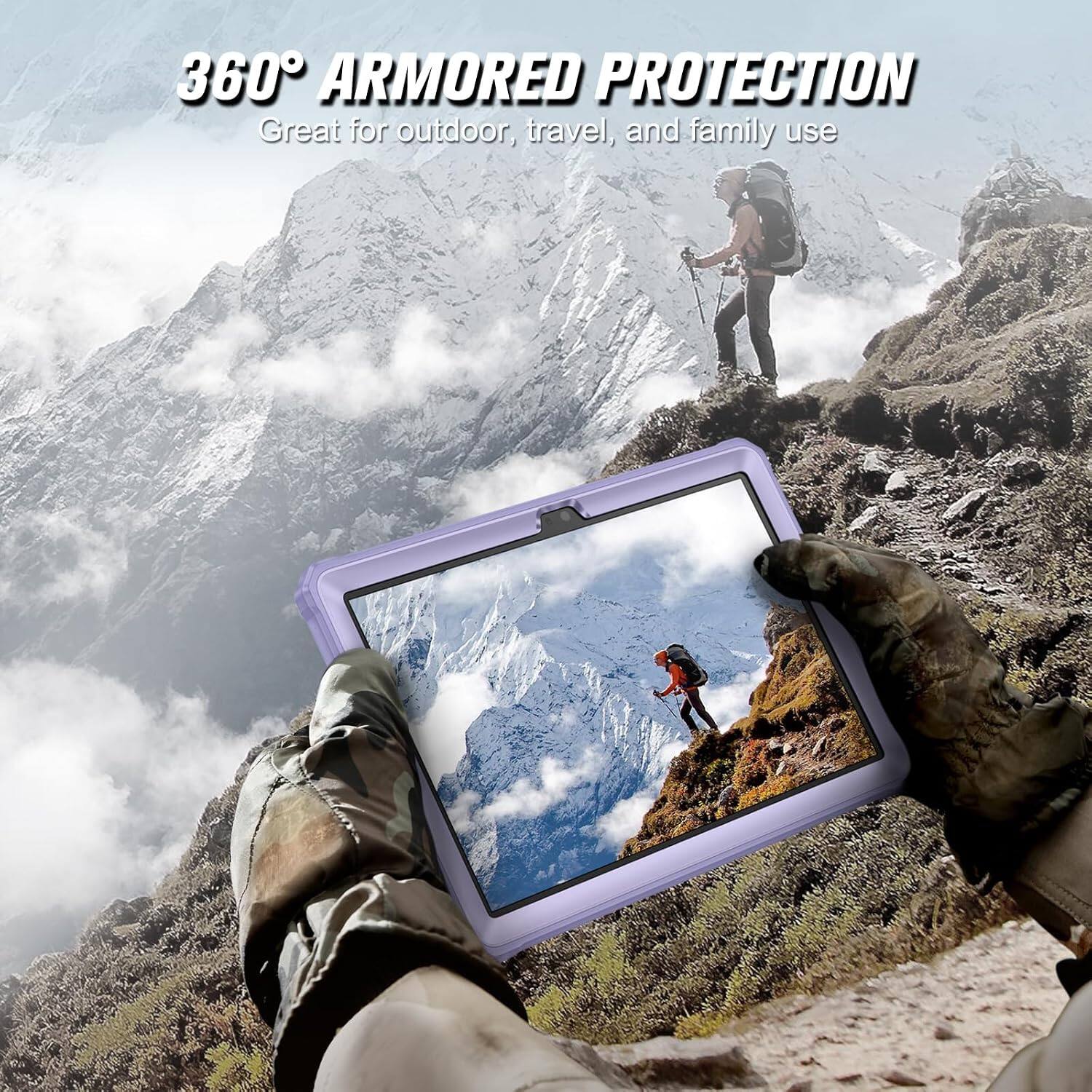 360° ARMORED PROTECTION  
Great for outdoor, travel, and family use