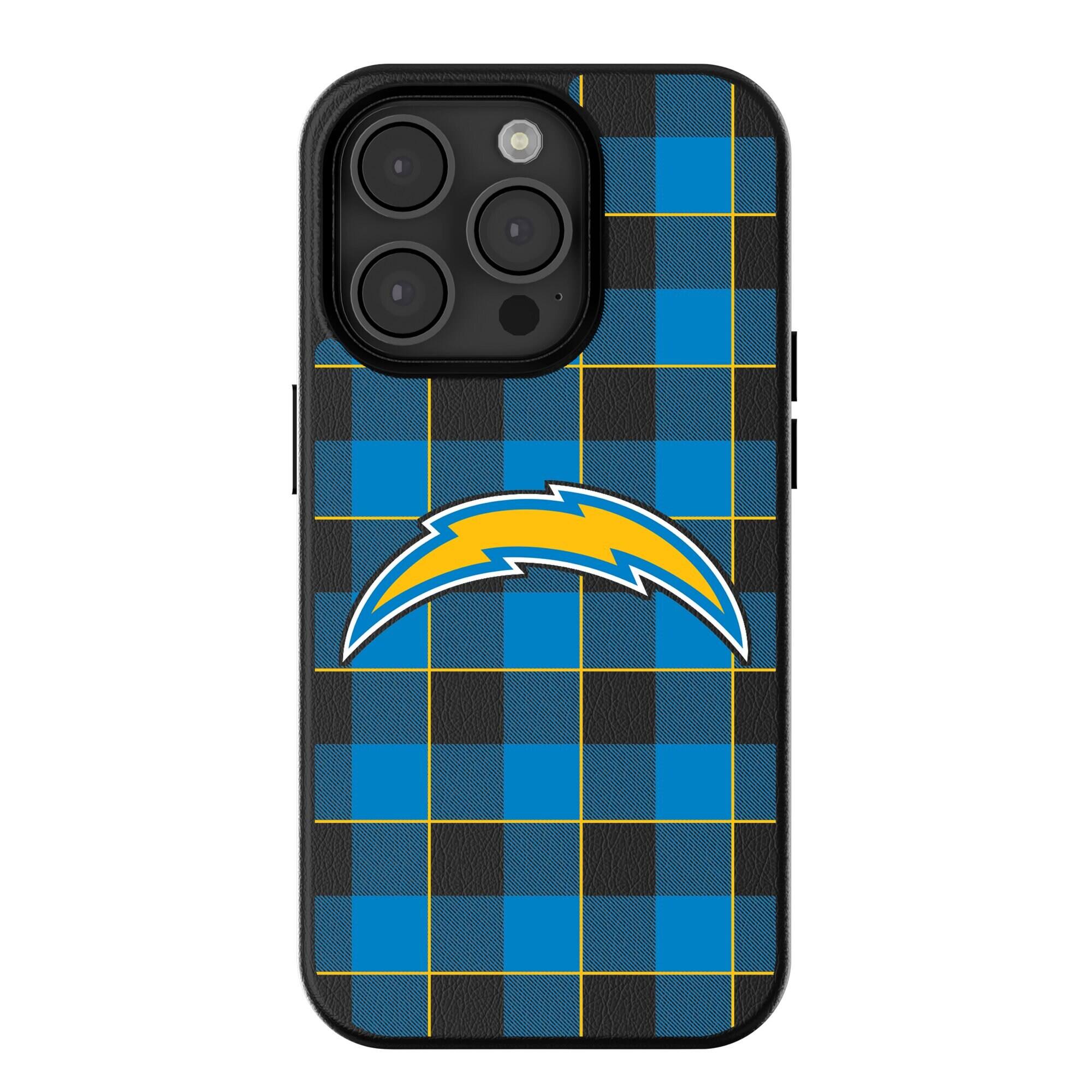 Keyscaper - NFL - Los Angeles Chargers Plaid Magnetic Bump iPhone Case - 15 Pro Max - Black price history on PriceWatchPro