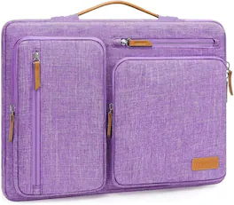 mosiso - 360 Protective Laptop Handbag Sleeve 13-13.3 inch for MacBook Air/Pro 13 / Pro 14 HP Dell Acer ASUS - Lilac