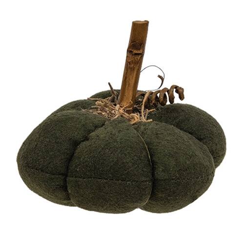 BreeBe - * Distressed Fabric Pumpkin - Green