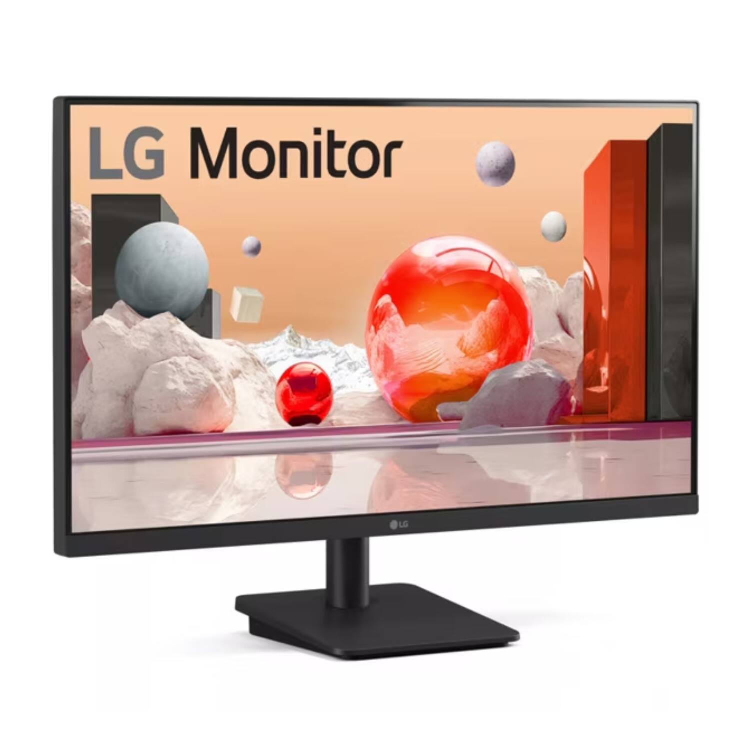 Left. LG - LG 27MS500-B 27-Inch Monitor IPS Full HD 1920x1080 100Hz (Black) - Black.