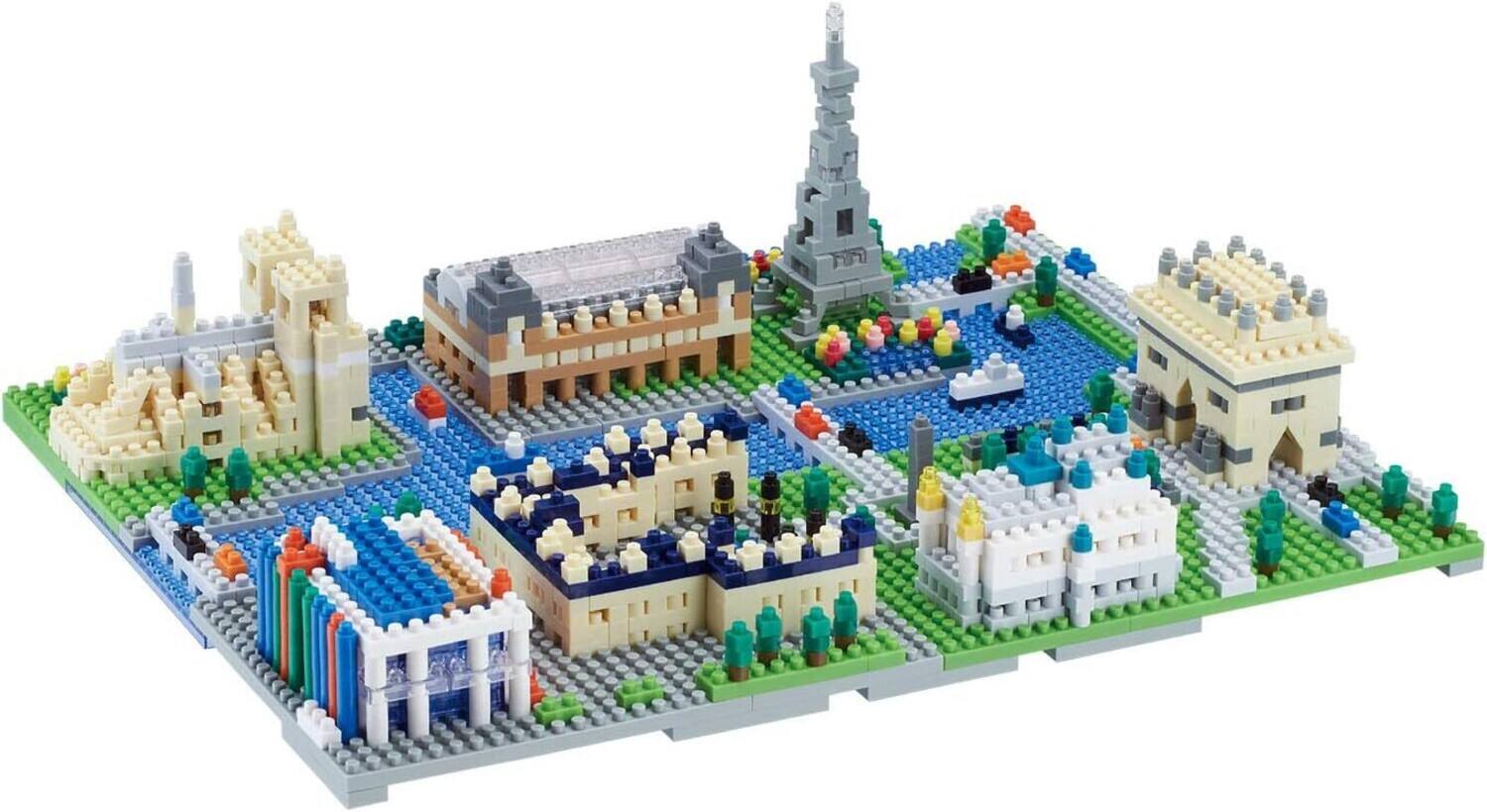 Nanoblock - World Famous Cities - Advanced Hobby Series - Paris Building Kit - COLLECTIBLES