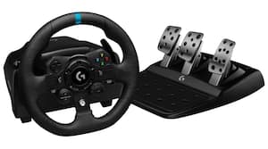 Logitech - G923 Racing Wheel and Pedals for Xbox Series X|S, Xbox One and PC - Black