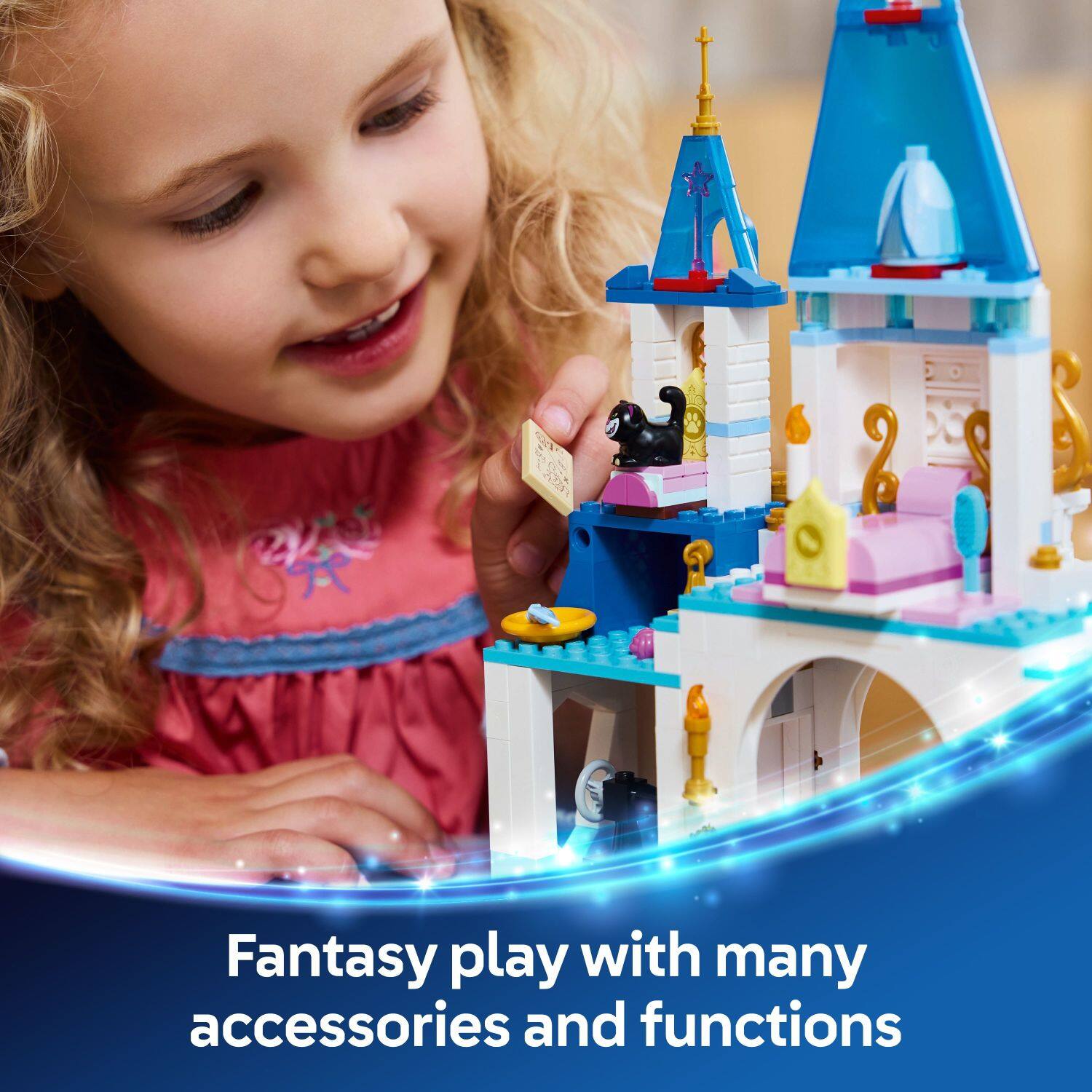 "Fantasy play with many accessories and functions."